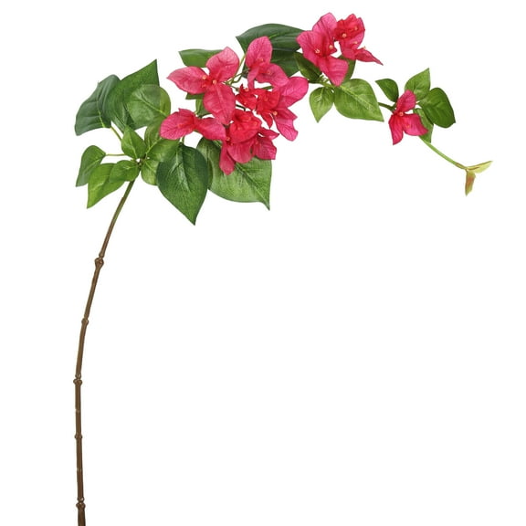 Vickerman 33" Fushia Single Bougainvillea Artificial floral Stem, Set of 3