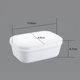 thumbnail image 5 of GOOHOCHY Jabonera portátil impermeable con tapa y escurridor ranurado, ligera, con tapa, ideal para baño, ducha, hogar, exteriores y viajes (blanco), 5 of 8