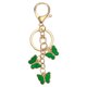 thumbnail image 1 of Llave de mariposa Uxcell, llavero esmaltado, colgante de mariposa, accesorios para bolso de mano, color verde, 1 of 7