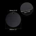 thumbnail image 2 of Uxcell 20 Pack Acrylic Circle Blanks 2" Round Disc Ornaments with Hole for DIY Keychain Project Crafting Clear, 2 of 6