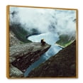 thumbnail image 2 of Designart "Exploring Scenic Mountain Vistas Through Hiking" Hiking Floater Framed Canvas Prints, 2 of 5