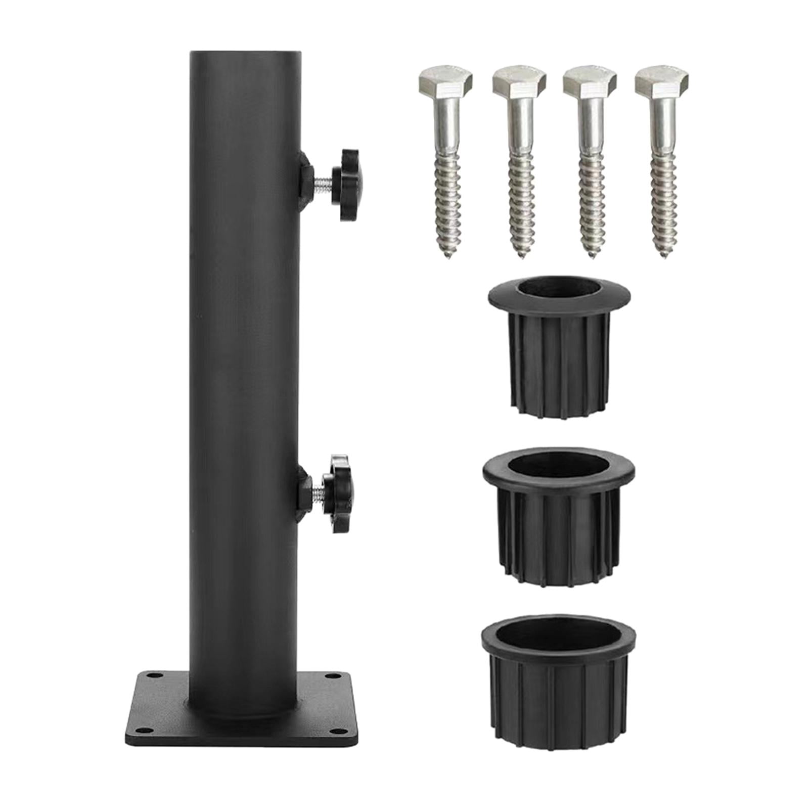 Deck Umbrella Stand Parasol Umbrella Mount Parts Easy to Install Table Umbrella Base Umbrella Clamp for Beach Pontoons Garden