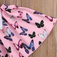 thumbnail image 3 of ITFABS 2 Pcs Tenues d'Été pour Tout-Petits, T-Shirt Butterfly + Jupe Imprimée Complète, 3 of 3