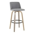 thumbnail image 4 of Toriano 30" Fixed-Height Bar Stool, Bar Chairs, Swivel Bar Stools, Bar Stools Set of 2, 4 of 6