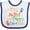 White and Royal, variant on Inktastic Mimi and Poppy Love Me Boys or Girls Baby Bib