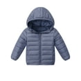 thumbnail image 2 of WIBACKER 2-10T Kids Boys Outerwear Coat Baby Winter Hooded Puffer Jackets Light Weight Water Resistant Packable Coat, 2 of 13