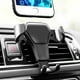 thumbnail image 2 of Soporte de gravedad para teléfono móvil, Clip de ventilación de aire de coche, soporte para teléfono celular, GPS, iPhone 11, XS, X, XR, 7, Samsung, Huawei Fivean unisex, 2 of 2