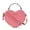 Hibiscus, variant on Women’s Jet Set Extra Small Heart Crossbody Bag (Hibiscus)
