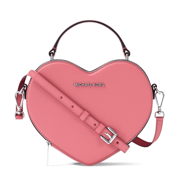 Michael Kors Women’s Jet Set Extra Small Heart Crossbody Bag (Hibiscus)