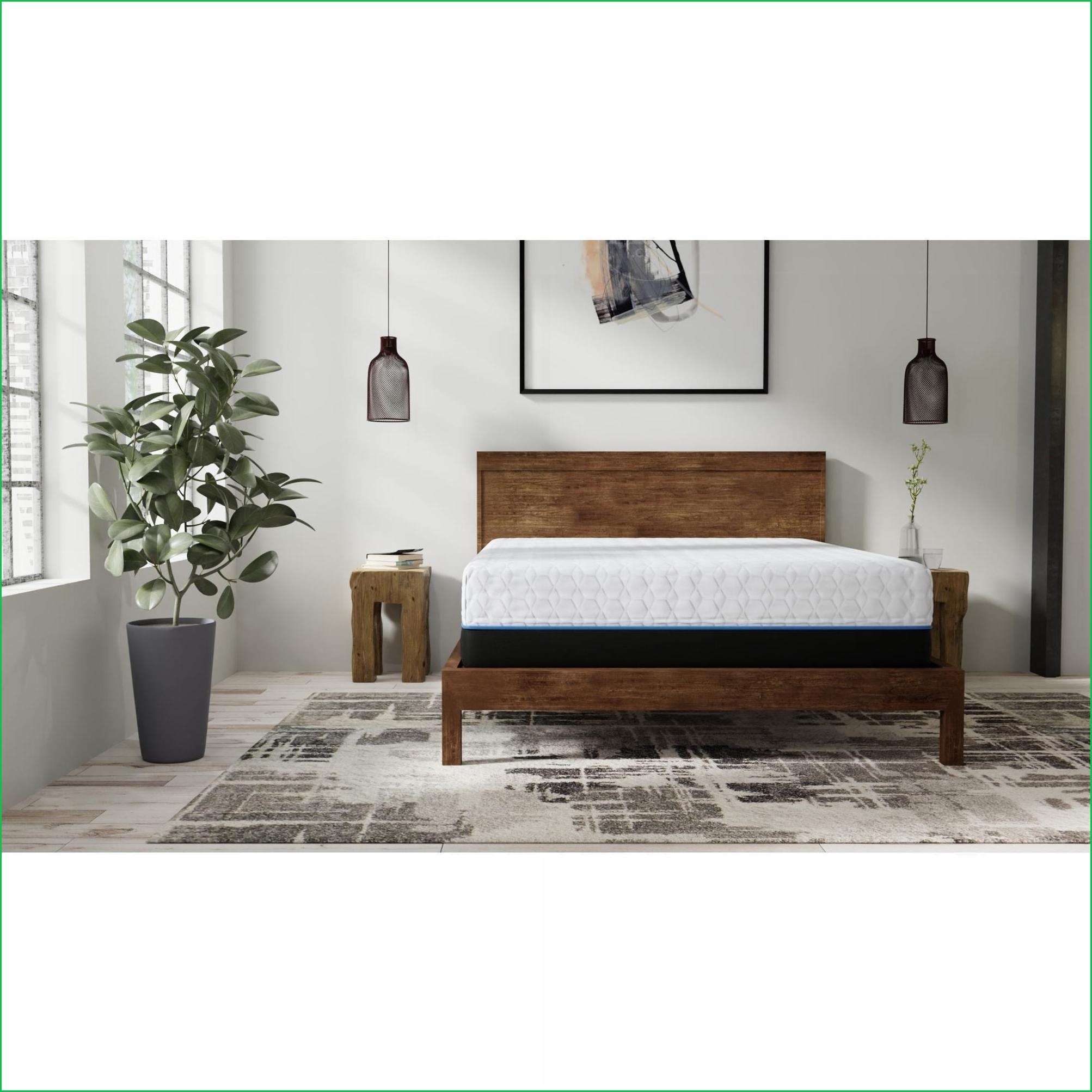 Mattresses 14” Plush Copper Infused Memory Foam California King Mattress | White+Gray | Foam