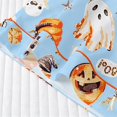 thumbnail image 7 of Halloween Theme Button Down Short Sleeve Pajama For With Lace Trim Short Pants Comfortable Home Wear, 7 of 7