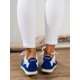 thumbnail image 5 of Sporty Sneakers For Women, Two Tone Lace-up Front Running Shoes, 5 of 5