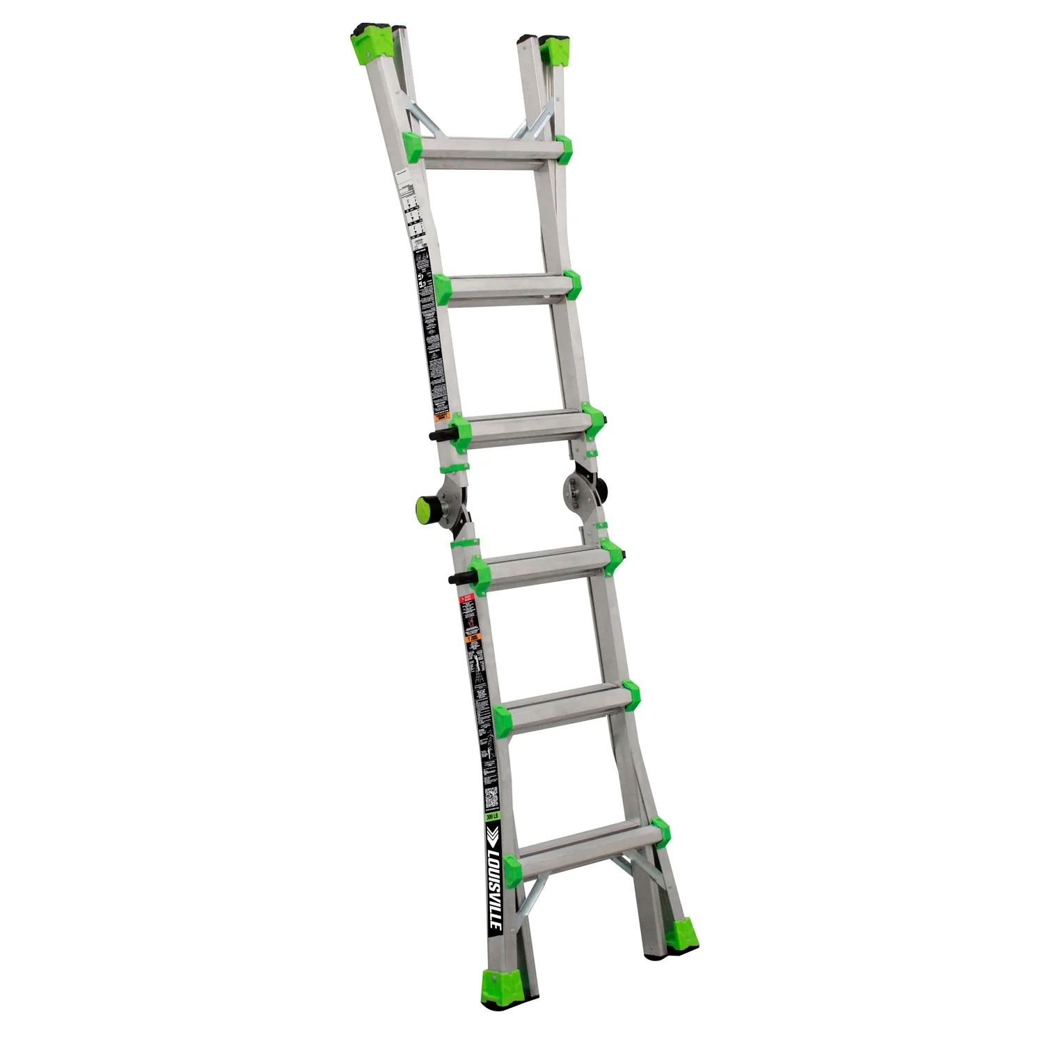 Louisville 14 ft Reach Multipurpose Aluminum Ladder, Type IA, 300 lb Capacity