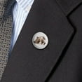 thumbnail image 3 of Miradoll Ragdoll Kitten Cat Brown Lazy Metal 1.1" Tie Tack Hat Lapel Pin Pinback, 3 of 5