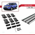 thumbnail image 5 of Compatible with Ford Explorer 5 (U502) Pre-Facelift 2011-2015 FLY Model Car Roof Rack Cross Bar Grey Aluminium 3 Bars, 5 of 7