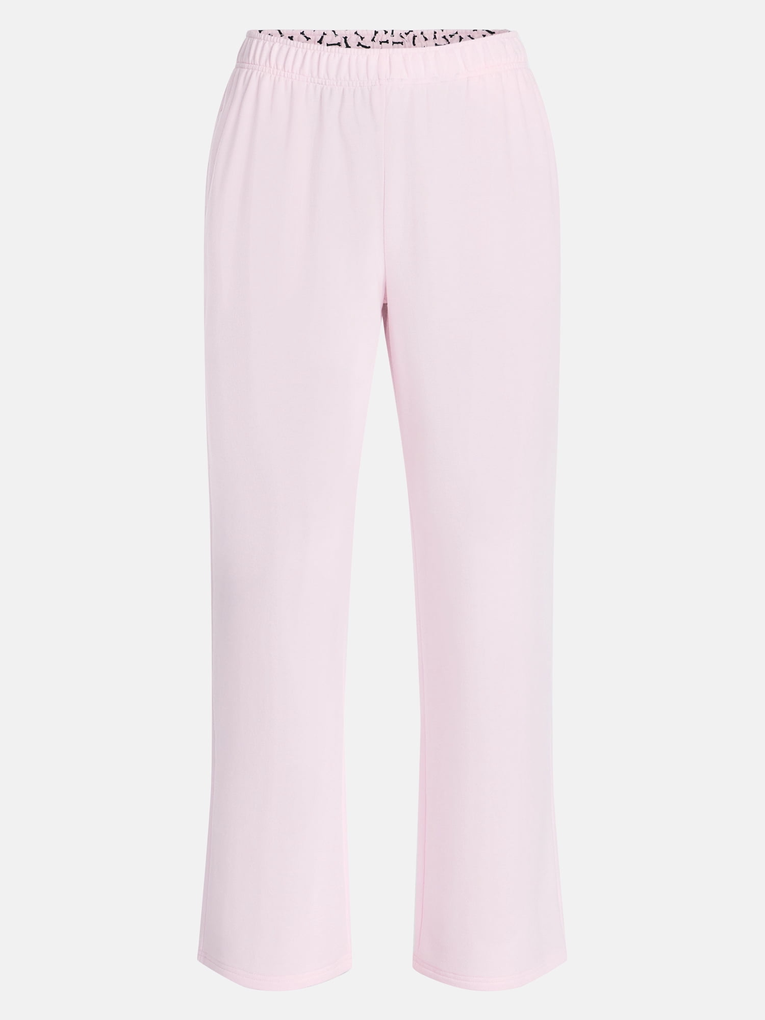 Women’s Halloween Printed Foldover Waistband French Terry Lounge Pants, 29" Inseam, Sizes XS–3X