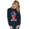 thumbnail image 5 of American Attitude Rebel Patriot Plus Size Crewneck Graphic Tee Shirt Brisco Brands 2X, 5 of 6