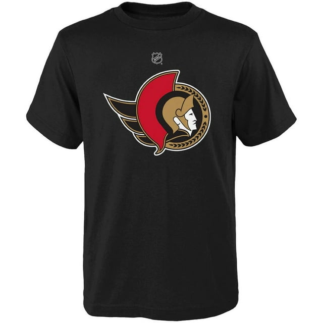 T-shirt à Logo Principal pour Jeunes Ottawa Senators NHL - Noir