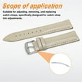 thumbnail image 6 of Uxcell 10pcs Watch Band Pins 22mm Curved Spring Bar Pin 1.8mm Dia Stainless Steel Double Flanged End Link Repair Kit for Watch Band Bracelet, 6 of 7