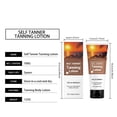 thumbnail image 4 of Self Tanning Body Lotion, 100g Sunless Bronzer, Gradual Darkening Cream, Streak Free Fake Tan, Natural Glow Moisturizer, Tan Extender, 4 of 7