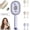 Purple, variant on Electric Steam Brush, Portable Electric Steam Brush for Hair, Straightening Hot Comb, USB-Rechargeable, Reduce Frizz, Nourishes Hairs, Anti-Static