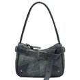 thumbnail image 3 of Con Remaches para Mujer Bolso Vintage Axilas Gran Capacidad Uso Urbano (gris), 3 of 6