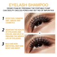 thumbnail image 3 of thinsony Eyelash Shampoo for Eyelash Extension with Brush Portable for Salon Home Use, 3 of 9