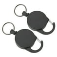 thumbnail image 3 of Soporte para Llaves Retráctil con Cable de Acero Inoxidable de Alto Rebote - Accesorio de Montaje para Excursionismo y Camping - Porta Credenciales Retráctil Anti Pérdida - Llavero YUNYI BRAND Deportes, 3 of 8