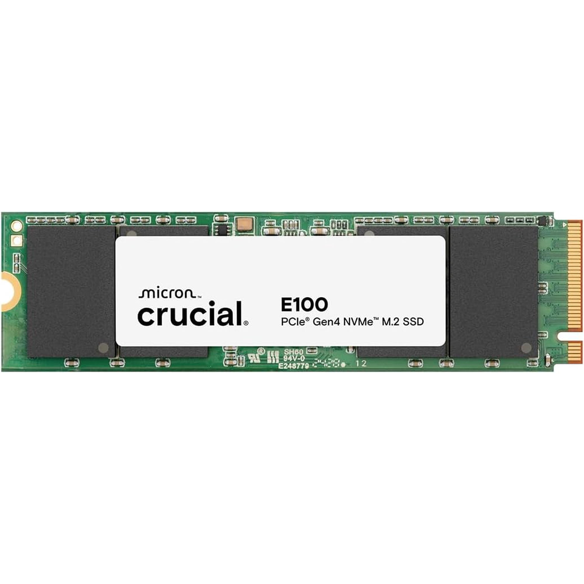 Crucial CT2000E100SSD8 E100 2TB M.2 NVMe PCIe Gen4 Internal SSD, Up to 5,000MB/s, Laptop & Desktop Compatible