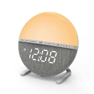 Heimvision A80S Wake Up Light Sunrise Alarm Clock for Adults