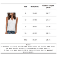 thumbnail image 5 of MORTTIC Women's Sleeveless V-Neck Tank Top Lightweight Loose Fit Summer Tee for Casual Days, Travel, 2XL, 5 of 5