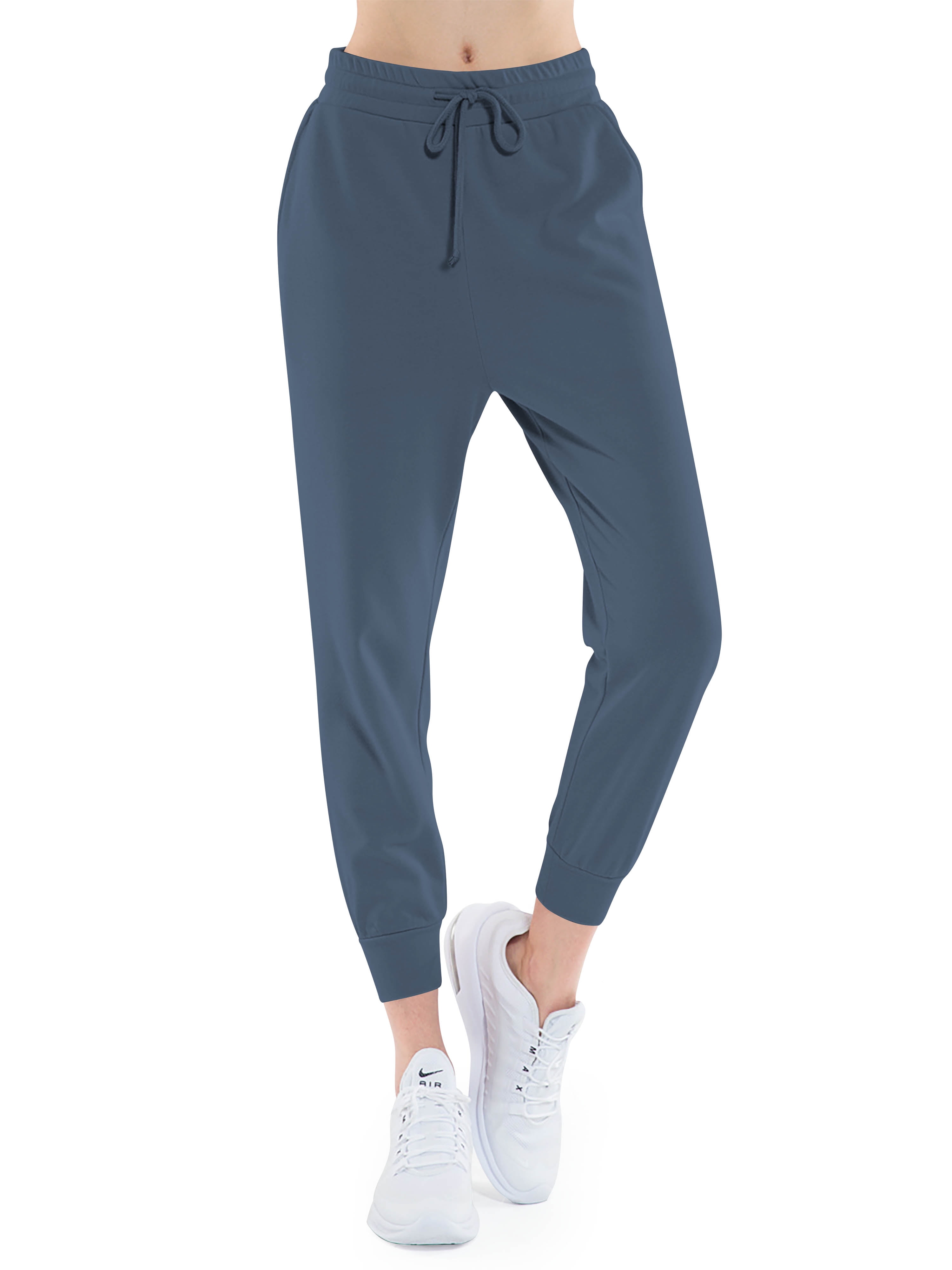 Women's French Terry Lightweight Sweatpants with Pockets 
