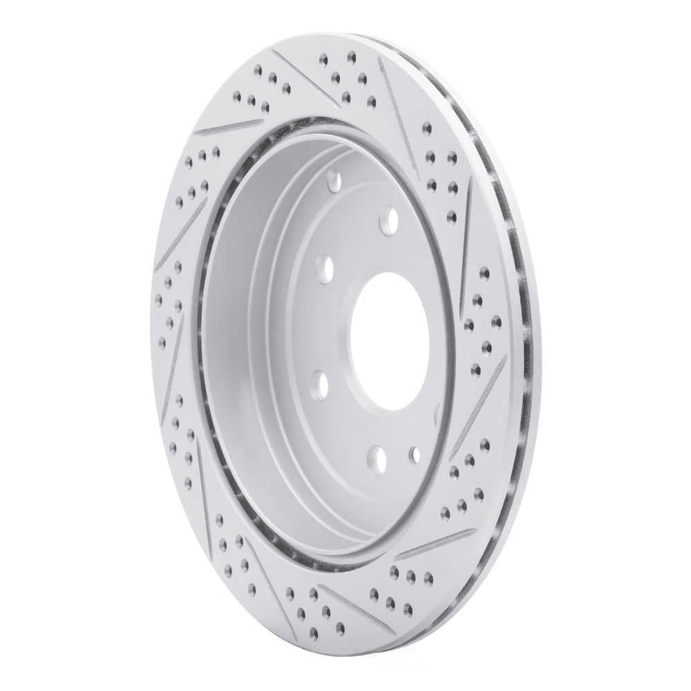 Dynamic Friction Company 830-48055L DFC Geoperformance Rotor - Drilled and Slotted