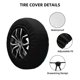 thumbnail image 2 of Fotbe Colorful Planet Universe Funda de Llanta de Repuesto con Estampado, Engrosada, Ajuste Universal para Jeep, Remolque, RV, SUV, Camión-15 inch, 2 of 6