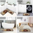thumbnail image 4 of SKYSONIC Thanksgiving Turkey 2 Pieces Kitchen Rug Cushioned Anti-Fatigue Kitchen Rugs Set for Home Office Laundry,19.7" x 27.6"+19.7" x 47.2", 4 of 7