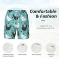 thumbnail image 5 of Balery Lovely Roosters Mens Swim Trunks Swim Shorts for Men Quick Dry Inseam Beach Shorts with Compression Liner Pocket-Large, 5 of 9