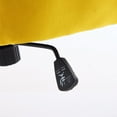 thumbnail image 6 of Modern Arm Chair,Adjustable Office Desk Chair with Wheels,Swivel Vanity Chair,yellow, 6 of 7