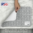 thumbnail image 5 of CounterArt "Basket Weave Print" Easy Care Waterproof Pet Feeding Mat, 5 of 6