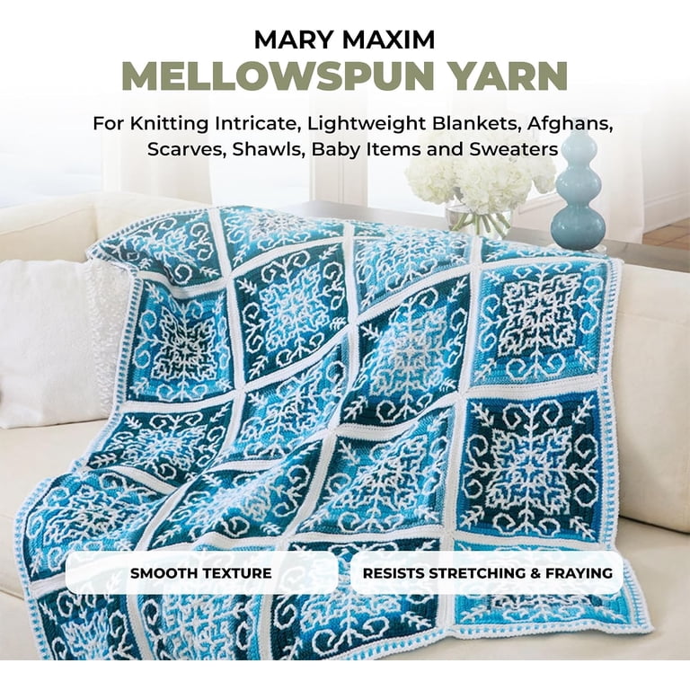 Big Acrylic Craft - Mary Maxim Mellowspun DK Yarn in 33 Hues