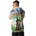 thumbnail image 5 of Happy St. Patrick’s Day Rottweiler with Green Hat Shamrocks Rainbow All Over Print 3D Hoodie Unisex Merch Hoodies Rottie Dog Lover Gifts Idea - 03007, 5 of 6