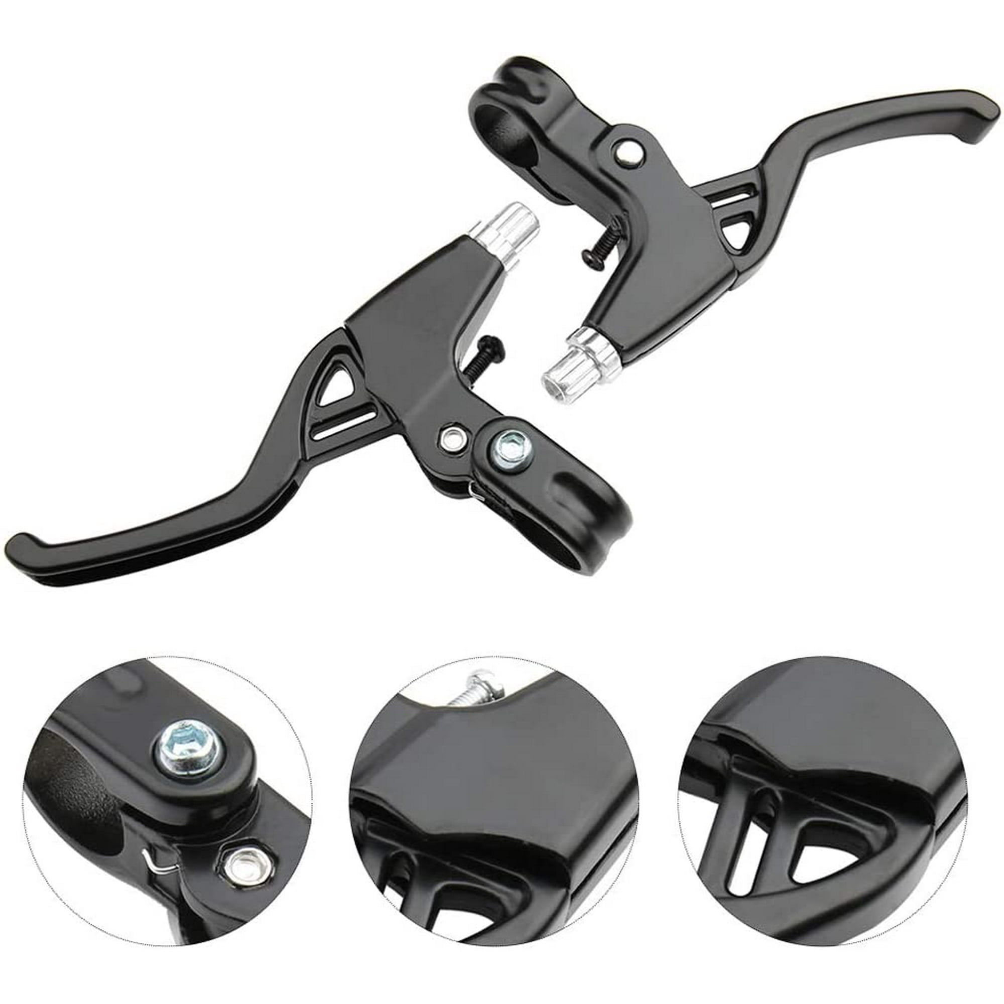 1 Paire de Leviers de Frein de Bicyclette Pignon Fixe Poignee de Frein a Main Levier de Frein en Alliage d Aluminium Dur