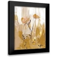 thumbnail image 1 of Talent, Kelley 15x18 Black Modern Framed Museum Art Print Titled - Gold Petals Dancing in the Wind II, 1 of 5