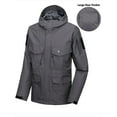 thumbnail image 2 of Little Donkey Andy Men's Waterproof Work Rain Jacket 12 Pockets Lightweight Outdoor Hiking Windbreaker Rain Coat Size XXL, 2 of 5
