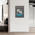 thumbnail image 3 of Farmhouse Bathroom Wall Art Rustic Dandelion Butterfly Bathroom Pictures Wall Decor Country Teal Bathtub Bathroom Wall Decor Relax Soak Unwind Bathroom Signs Canvas Painting Modern Home Artwork Framed, 3 of 6