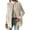 Beige, variant on HNMKIU Women's Elegant Sleeveless Vest Jacket Casual Round Neck Outerwear Coat Soft Womens Jackets for Stylish Daily Wear Beige,L