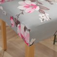 thumbnail image 2 of Funda elástica para silla, funda elástica extraíble, lavable, funda de licra para silla, decoración de restaurante, banquete de boda (6 flores rosas), 2 of 5
