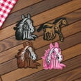 thumbnail image 4 of Horse Head Iron on Applique Patches Embroidered Patches for Dress Jeans, 4 of 12