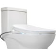 thumbnail image 2 of UX Pearl Bidet Toilet Seat in Elongated White |    Low Profile | Endless Warm Water | Arced Stainless Steel Nozzle | LED Nightlight | Dryer | Deodorizer | 3 Year Warranty, 2 of 8
