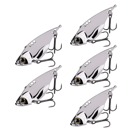 KUFptva 5Pcs Metal Jigs Spoon Lure Spoon Spinner Balancers Fishing Lure Hard Baits Artificial Baits Spoon Lures Fishing Accessor