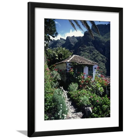Small Village House in Masca, Tenerife, Canary Islands, Spain, Europe Framed Print Wall Art By Tomlinson